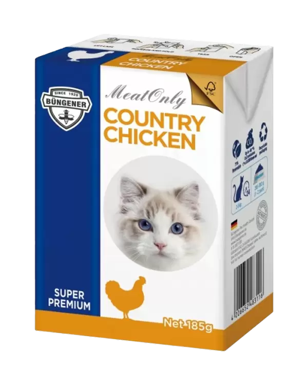 Nourriture humide au poulet pour chats