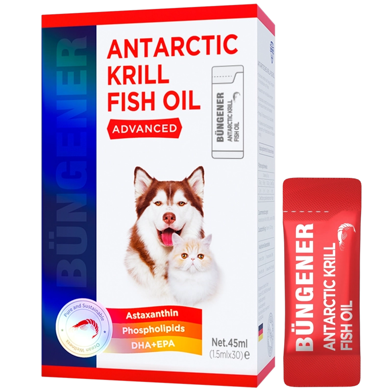 Huile de poisson antarctique pour la santé des animaux de compagnie Huile de poisson antarctique pour la santé des animaux de compagnie